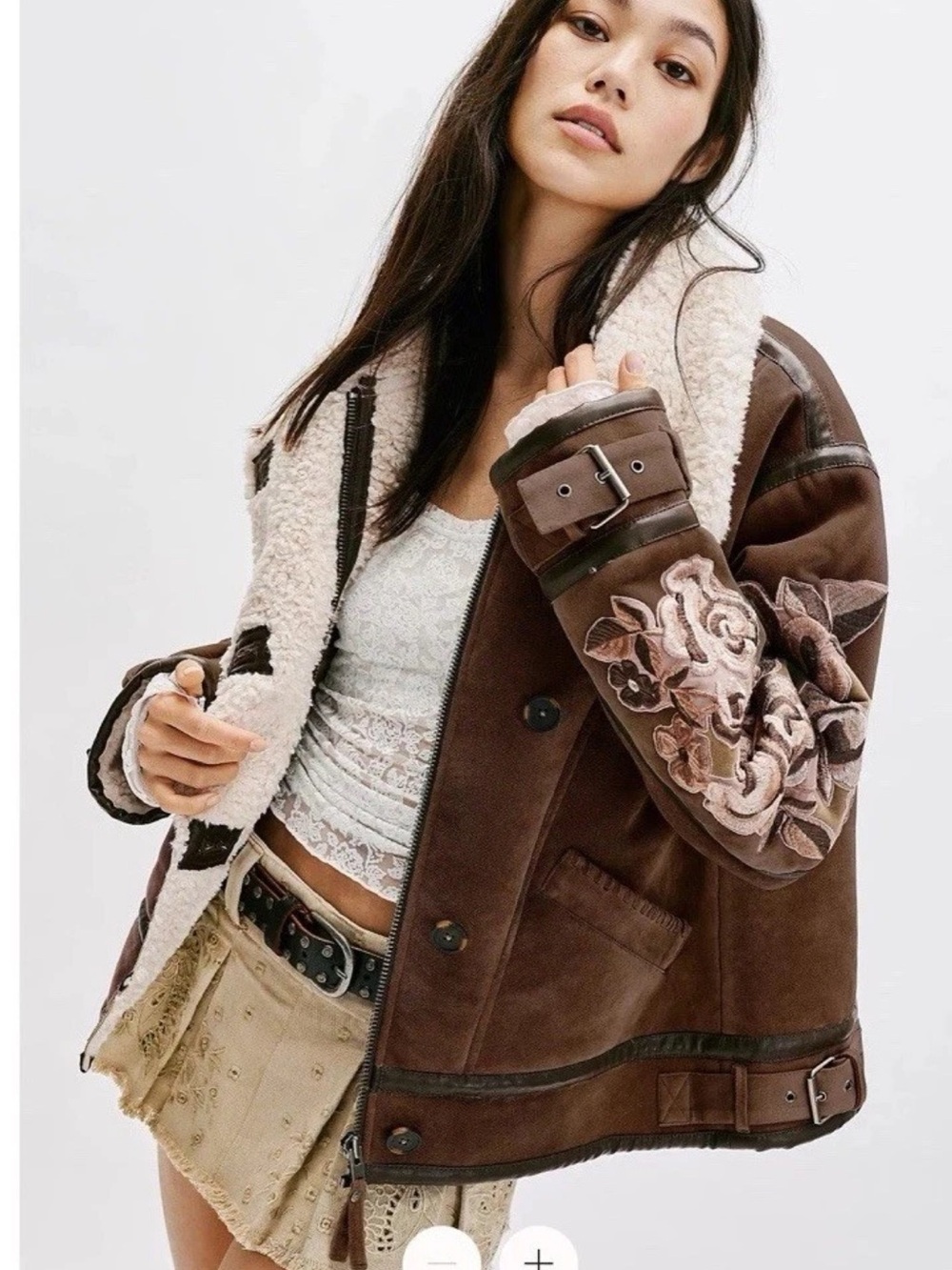 We The Free Andies Vegan Leather Moto Jacket